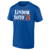 LINDOR SOTO '25 SHIRT Francisco Lindor, Juan Soto, new York Mets