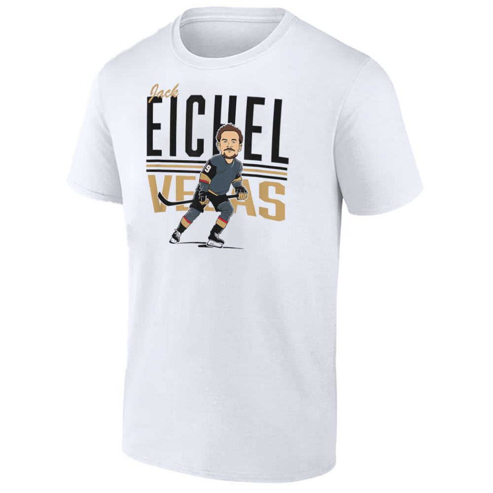 Las Vegas Hockey Center Ice Caricature Shirt Jack Eichel, Vegas Golden Knights Las Vegas Hockey Center Ice Caricature Shirt Jack Eichel, Vegas Golden Knights