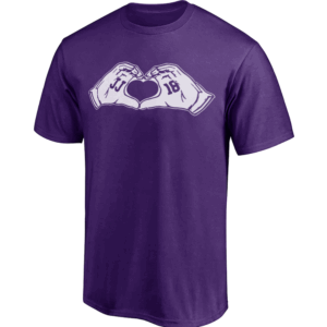 MINNESOTA HEART HANDS SHIRT Justin Jefferson, Minnesota Vikings