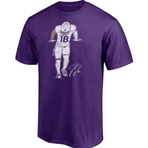 MINNESOTA THE SILENCER SHIRT Justin Jefferson, Minnesota Vikings