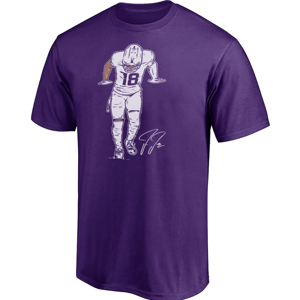 MINNESOTA THE SILENCER SHIRT Justin Jefferson, Minnesota Vikings MINNESOTA THE SILENCER SHIRT Justin Jefferson, Minnesota Vikings