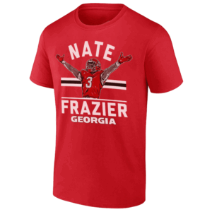 NATE FRAZIER TD POSE SHIRT Georgia Football, Georgia Bulldogs