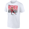 New Jersey Hockey Center Ice Caricature Shirt Nico Hischier, New Jersey Devils