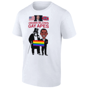 OBAMA BLOWS GAY APES SHIRT Trump For President 2024