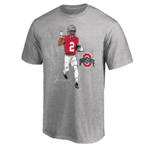OHIO STATE FOOTBALL SUPERSTAR POSE SHIRT Caleb Downs, Ohio State Buckeyes
