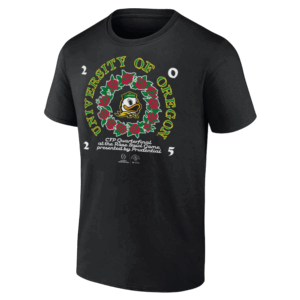 OREGON FOOTBALL 2024 2025 ROSE BOWL CFP QUARTERFINAL FLOWES SHIRT Oregon Ducks