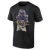Retro Justin Jefferson Design 90s Graphic Shirt Minnesota Vikings