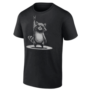 Retro Raccoon Rock Music Shirt