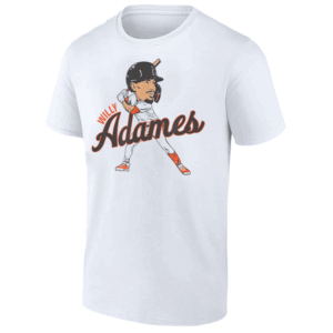 SAN FRANCISCO BASEBALL CARICATURE SHIRT Willy Adames, San Francisco Giants
