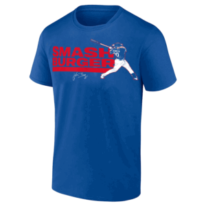 SMASH BURGER SHIRT Jake Burger, Texas Rangers