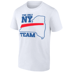 THE ONLY NY TEAM SHIRT New York Football Team, Buffalo Bills, White
