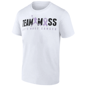 Team Moss Let’s Moss Cancer Tee T Shirt Randy Moss, Minnesota Vikings