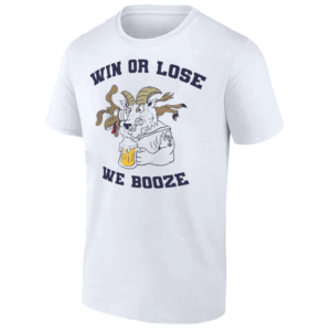 WIN OR LOSE WE BOOZE SHIRT Navy Midshipmen