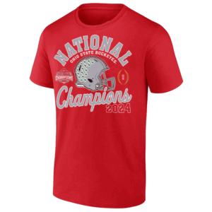 2024 National Champions Old School Helmet Shirt College Football Playoff, Ohio State Buckeyes