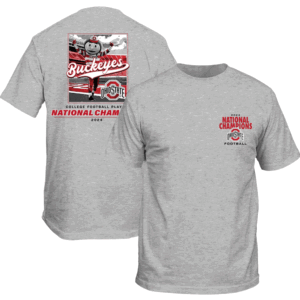 2024 National Champions Stadium T Shirt College Football Playoff, Ohio State Buckeyes