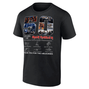 50 YEARS ANNIVERSARY 1975 2025 SHIRT 50 Years Of Iron Maiden