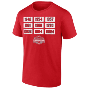 9X NATIONAL CHAMPIONS OHIO FOOTBALL GLORY YEARS SHIRT College Football Playoff, Ohio State Buckeyes