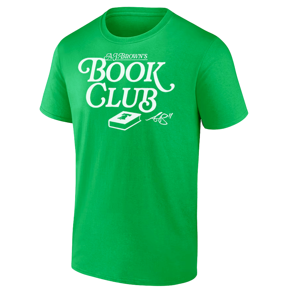 A.J. BROWN'S BOOK CLUB SHIRT A. J. Brown, Philadelphia Eagles A.J. BROWN'S BOOK CLUB SHIRT A. J. Brown, Philadelphia Eagles