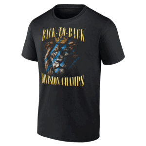 BACK TO BACK DIVISON CHAMPS SHIRT 2024 NFC North Division Champions Locker Room, Detroit Lions