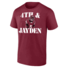 FOURTH AND JAYDEN SHIRT Jayden Daniels, Washington Commanders