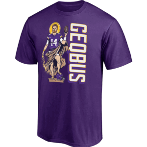 GEQBUS SHIRT Sam Darnold, Minnesota Vikings, purple