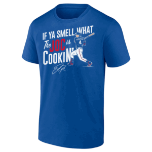 IF YA SMELL WHAT THE JOC IS COOKIN' SHIRT Joc Pederson, Texas Rangers