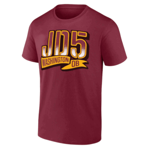 JD5 WASHINGTON QB SHIRT Jayden Daniels, Washington Commanders
