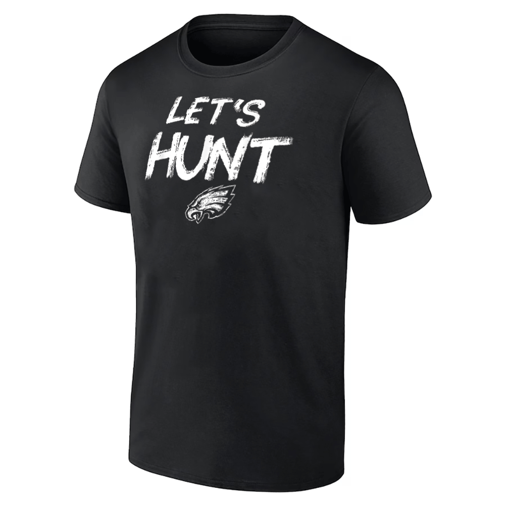 LET'S HUNT SHIRT 2024 - 2025 NFC Champions, Philadelphia Eagles LET'S HUNT SHIRT 2024 2025 NFC Champions, Philadelphia Eagles