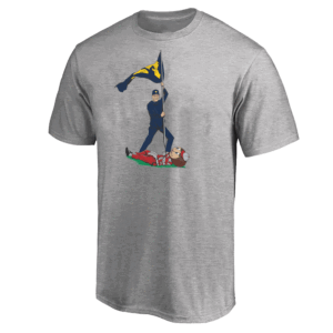 MICHIGAN PLANT THE FLAG SHIRT Jim Harbaugh, Michigan Wolverines