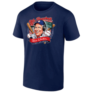 Mr. Baseball Front Row Legend T Shirt Bob Uecker, Milwaukee Brewers