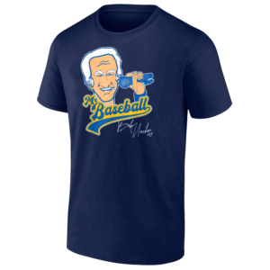 Mr. Baseball Shirt Bob Uecker, Milwaukee Brewers