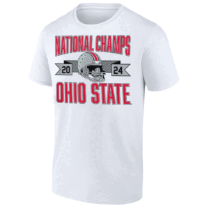 NATIONAL CHAMPS ARCHED HELMET SHIRT College Football Playoff, Ohio State Buckeyes