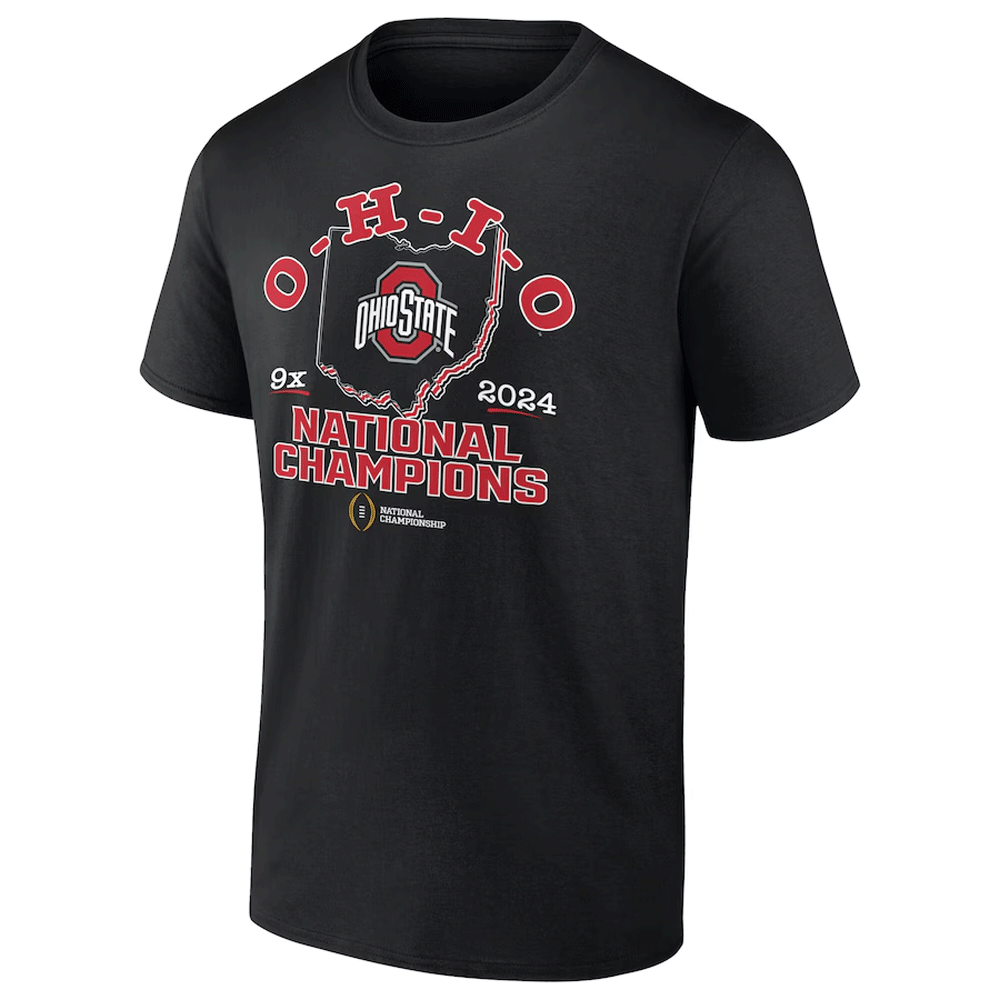 OH1O - 9X NATIONAL CHAMPIONS SHIRT College Football Playoff, Ohio State Buckeyes OH1O 9X NATIONAL CHAMPIONS SHIRT College Football Playoff, Ohio State Buckeyes