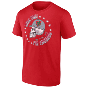 OHIO TRUE SKULL 'TIL THE DAY I'M THROUGH SHIRT College Football Playoff 2025 Rose Bowl Champions, Ohio State Buckeyes