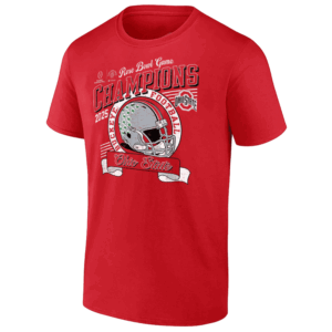 Ohio State Rose Bowl Champs 2025 Football Shirt Ohio State Buckeyes Red