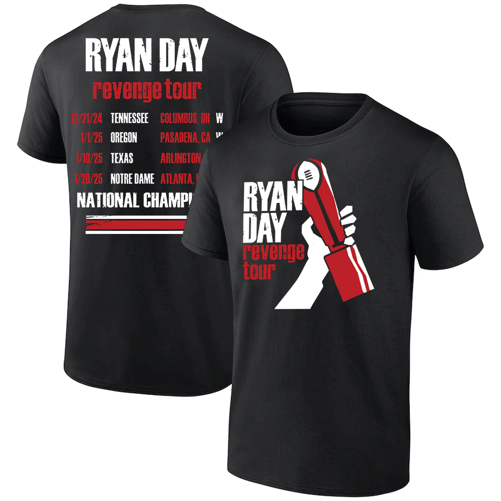 RYAN DAY REVENGE TOUR SHIRT College Football Playoff, Ohio State Buckeyes RYAN DAY REVENGE TOUR SHIRT College Football Playoff, Ohio State Buckeyes