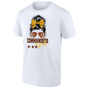 Retro Commanders Girl Shirt 2024 2025 NFL Playoffs, Washington Commanders
