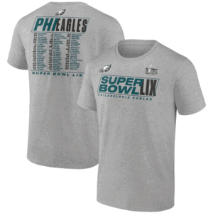 Super Bowl LIX Roster T Shirt Philadelphia Eagles