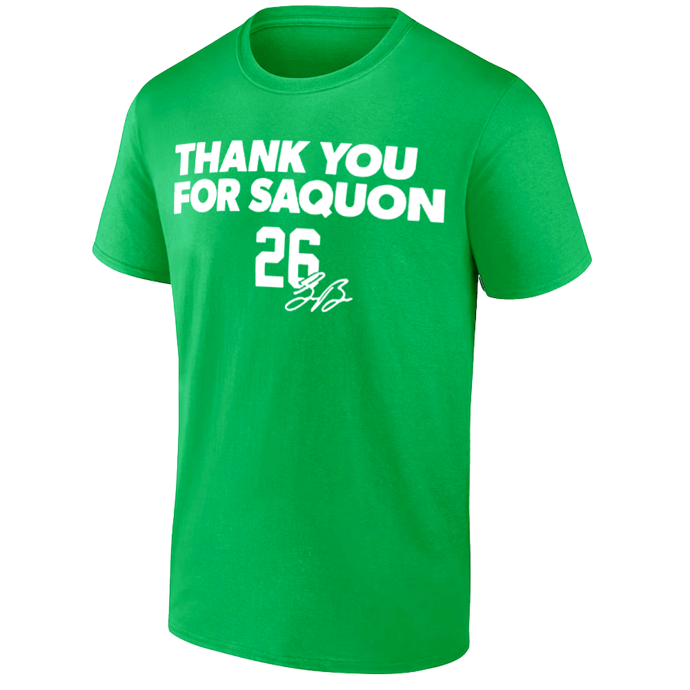 THANK YOU FOR SAQUON SHIRT Saquon Barkley Tops 2000 Yards Rushing, Philadelphia Eagles THANK YOU FOR SAQUON SHIRT Saquon Barkley Tops 2000 Yards Rushing, Philadelphia Eagles