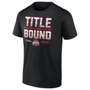TITLE BOUND SHIRT College Football Playoff 2025 National Championship, Ohio State Buckeyes