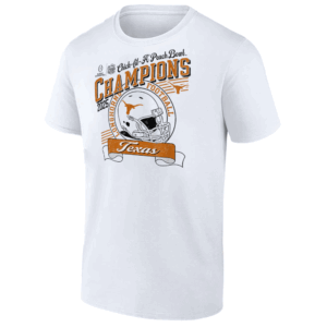 Texas Football Peach Bowl Champs 2025 Shirt Texas Longhorns, White