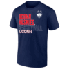 UConn Basketball Text Logo Overlay T Shirt UConn Huskies