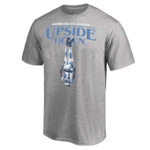 UPSIDE DOWN SHIRT AMON RA ST. HEADSTAND, Amon Ra St. Brown, Detroit Lions