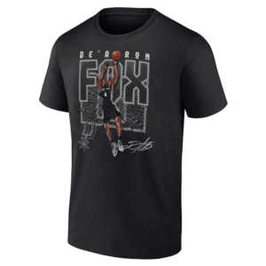 DE'AARON FOX SHATTERED SHIRT San Antonio Spurs