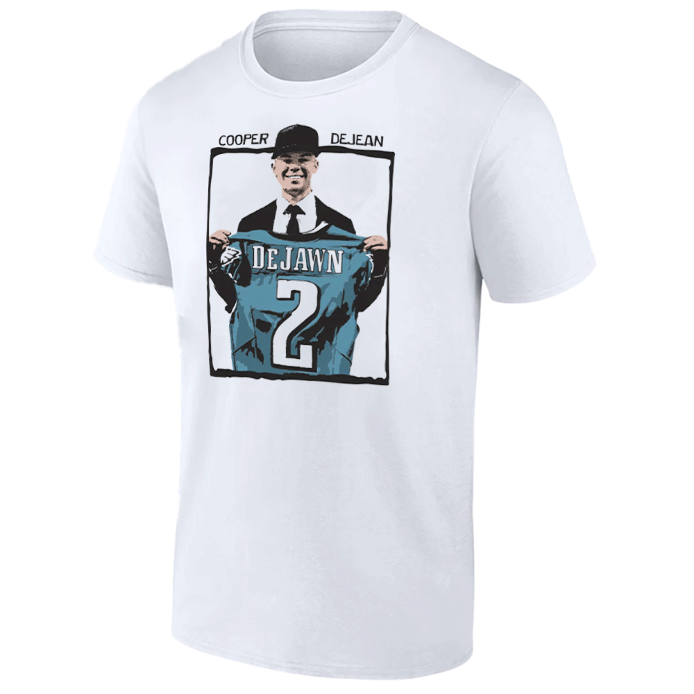 DEJAWN SHIRT Cooper DeJean, Super Bowl LIX Champions, Philadelphia Eagles DEJAWN SHIRT Cooper DeJean, Super Bowl LIX Champions, Philadelphia Eagles