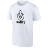 FUCK KANYE SHIRT Kanye Middle Finger, Adam Sandler, Scarlett Johansson, Jewish celebrities