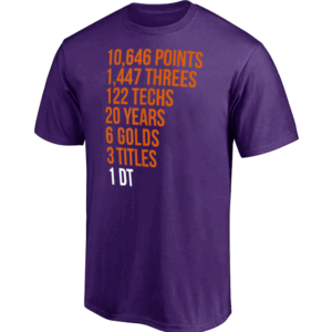 GOAT STATS SHIRT Diana Taurasi Phoenix Mercury Basketball Tee