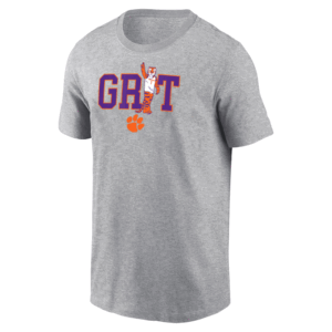 GRIT SHIRT Mascot Grit, Clemson Basketball, Clemson Tigers