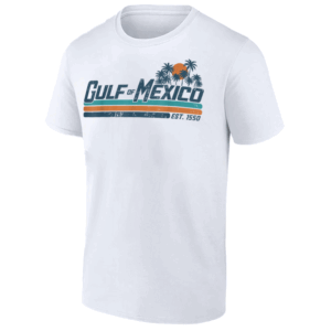 Gulf of Mexico Est 1550 Shirt Retro Vintage Beach