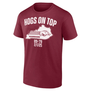 HOGS ON TOP OF KENTUCKY SHIRT Arkansas Basketball, Arkansas Razorback